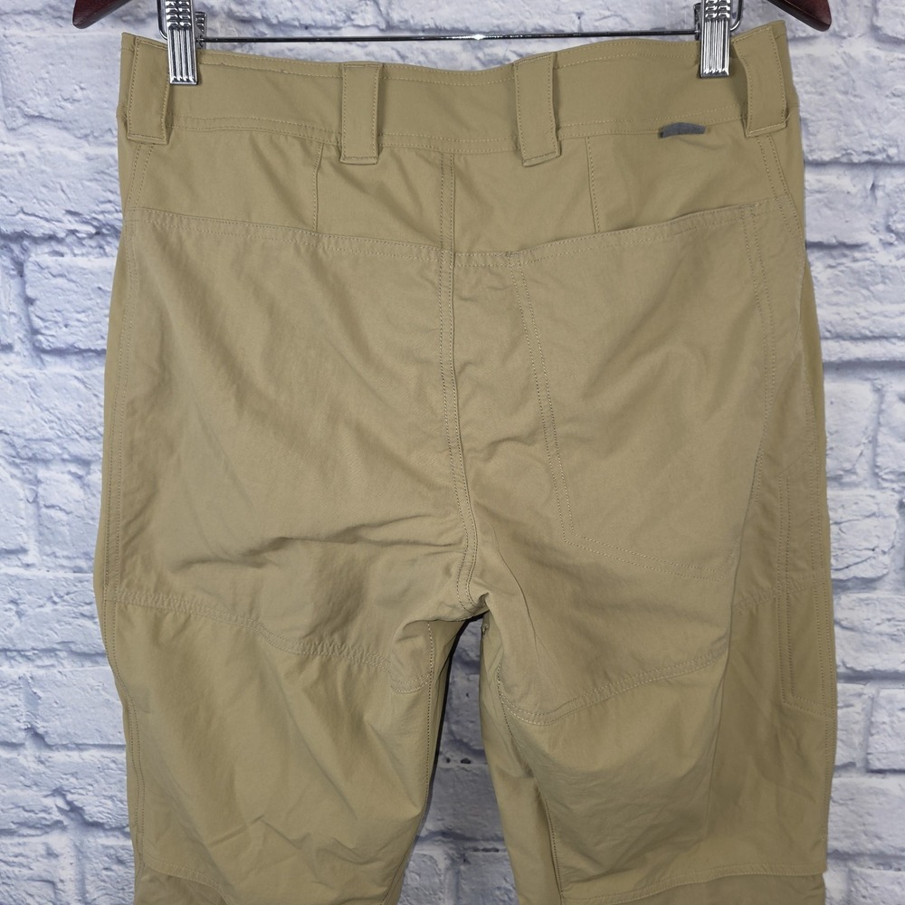 REI Co-Op Screenline Men Khaki Belt Chino Hiking Outdoor Traveler Pants Sz 32X31 - Picture 6 of 12